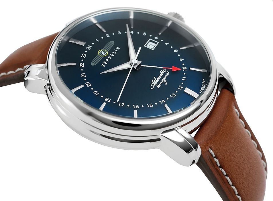 Zegarek Męski ZEPPELIN Atlantic Timezone 8442-3 + BOX