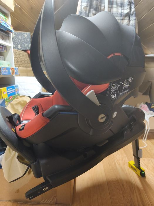 Fotelik i nosidełko besafe 3 w 1 ISOFIX przodem tyłem baza
