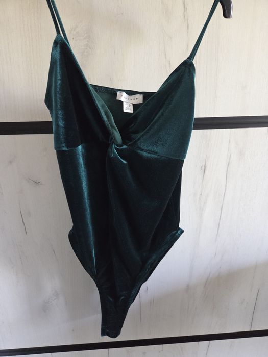 Welurowe body Topshop
