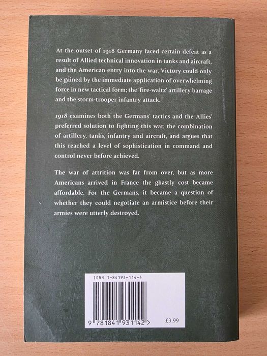 Livro "1918 - The Year of Victories" de Martin Marix Evans