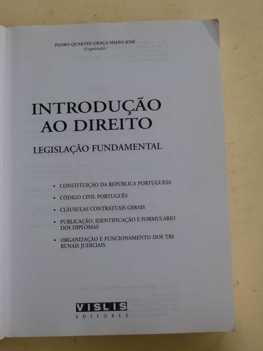 Introdução ao Direito
de Pedro Quartin Graça