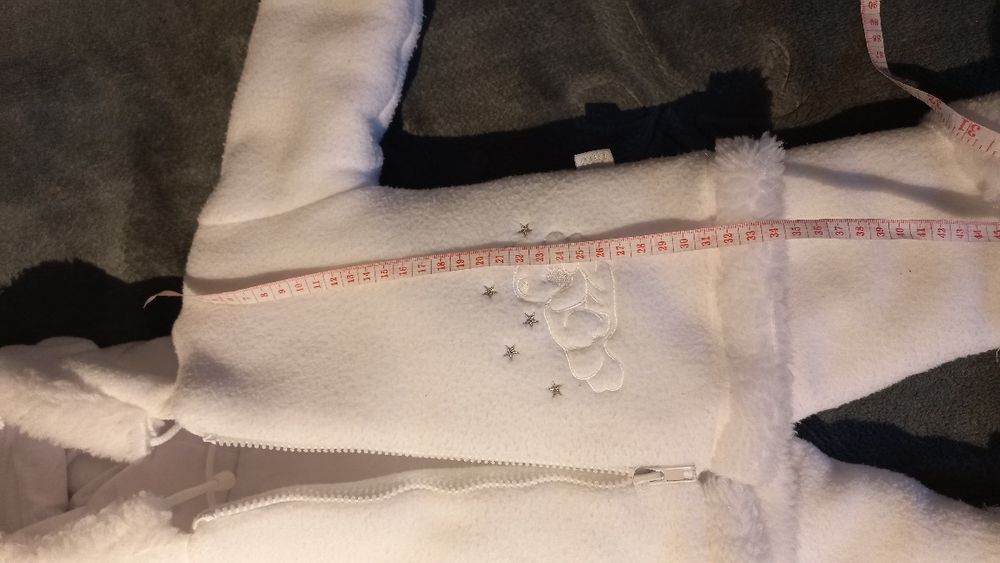 Ubranko do chrztu zimowe dla chłopca