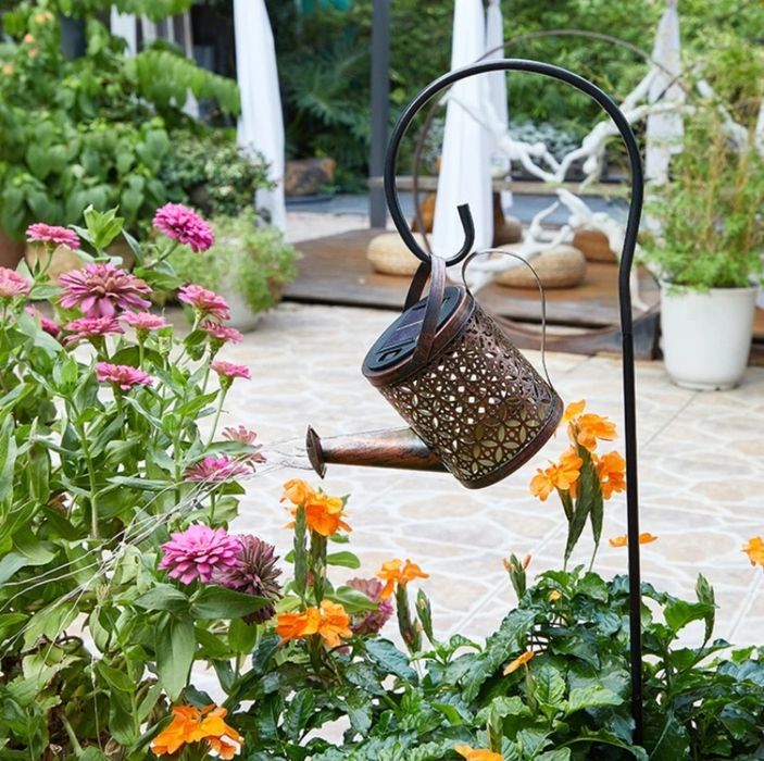 Лійка газонний декор світильник на сонячній енергії