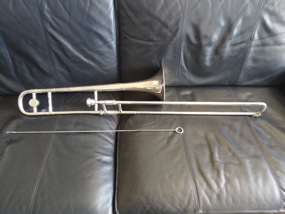 Trombone de varas Julius Keilwerth, Super de Luxe. Ano 1956 a 1958
