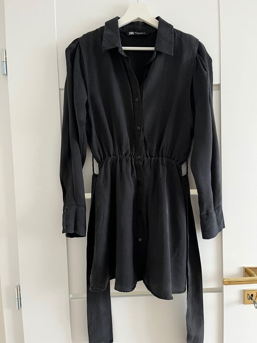 Czarna sukienka mini Zara XS