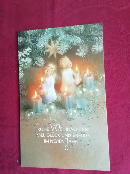 Postal de natal, alemão