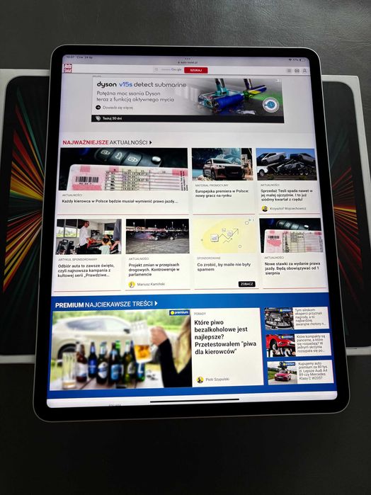 JAK NOWY iPad Pro 12,9" 5gen M1 256GB wifi srebrny BATERIA 100%