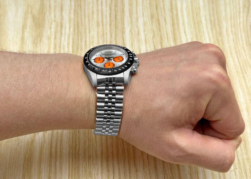 Годинник чоловічий Invicta 31003 Speedway 40 мм. Chronograph Silver Orange 200 MT.