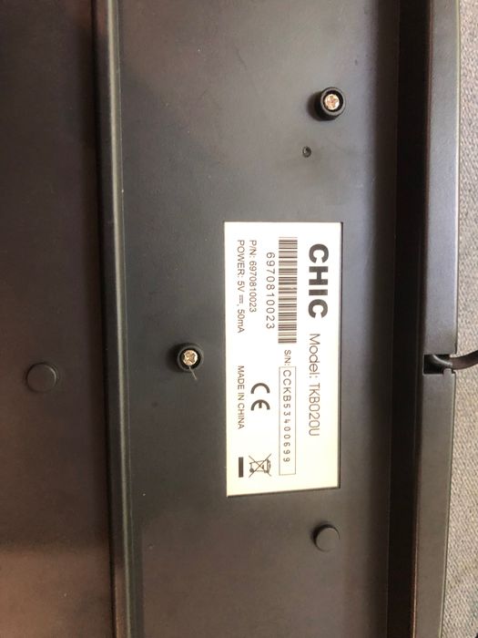 klawiatura przewodowa CHIC