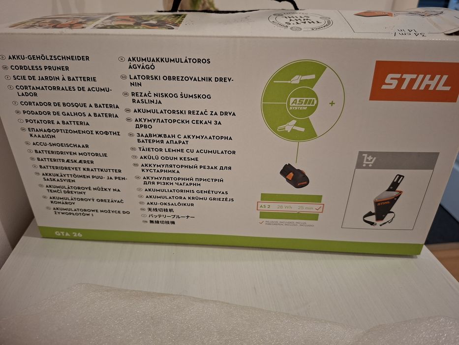 Mini serra a bateria Stihl