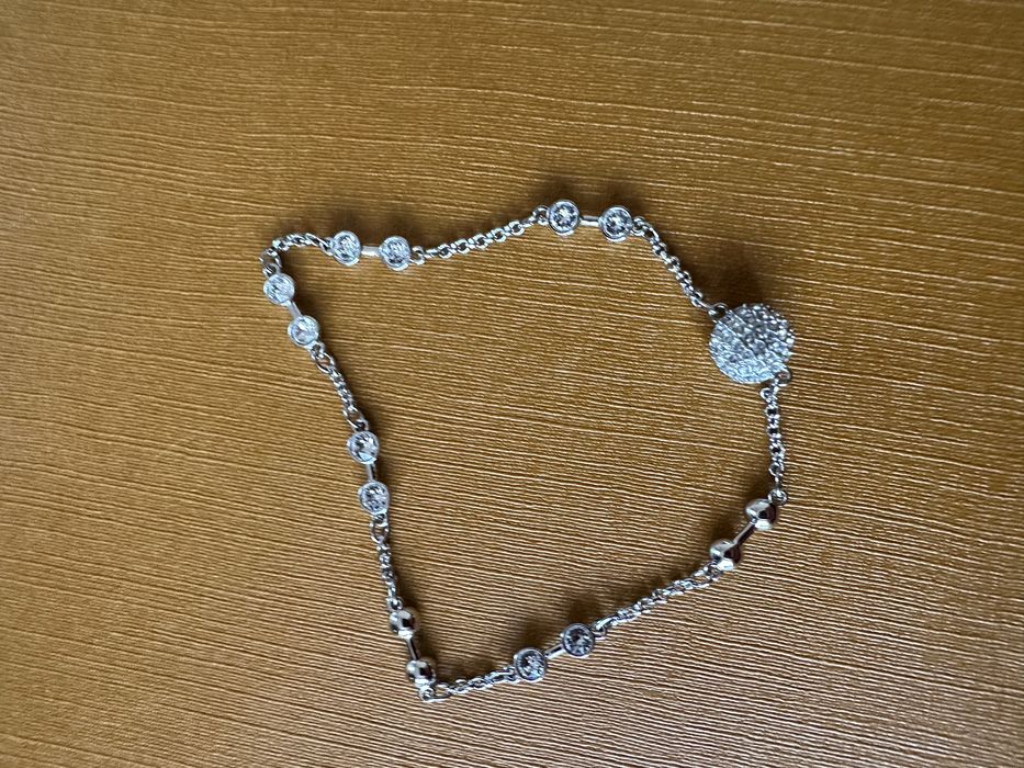 Оригінальний браслет Swarovski Matrix Tennis — сріблястий,