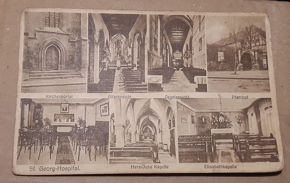 Stara niemiecka pocztówka , widokówka