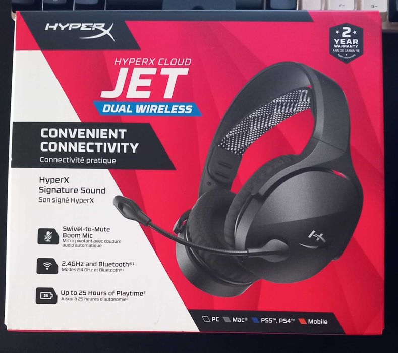 HyperX Cloud JET Dual Wireless456772942907975681