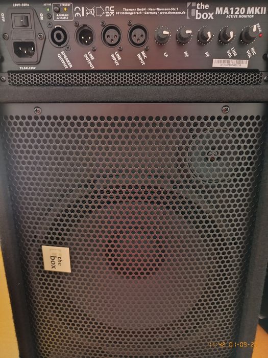 Coluna/monitor amplificada 120 w