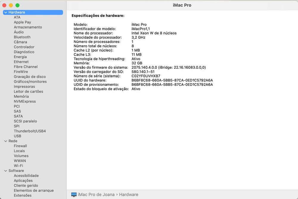 iMac Pro - 2017 - 32Gb RAM - 1TB SSD