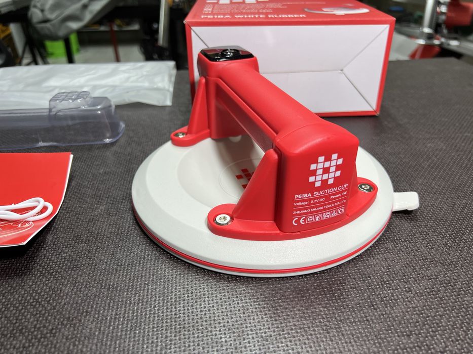 Присоска с автоподкачкой Shijing P618A Диаметр 200 мм 140 кг Дисплей