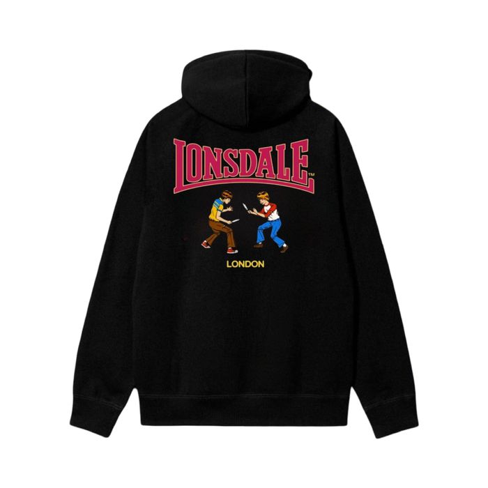 Мужские худи Lonsdale Logo унисекс лонсдейл толстовка кофта лонгслив
