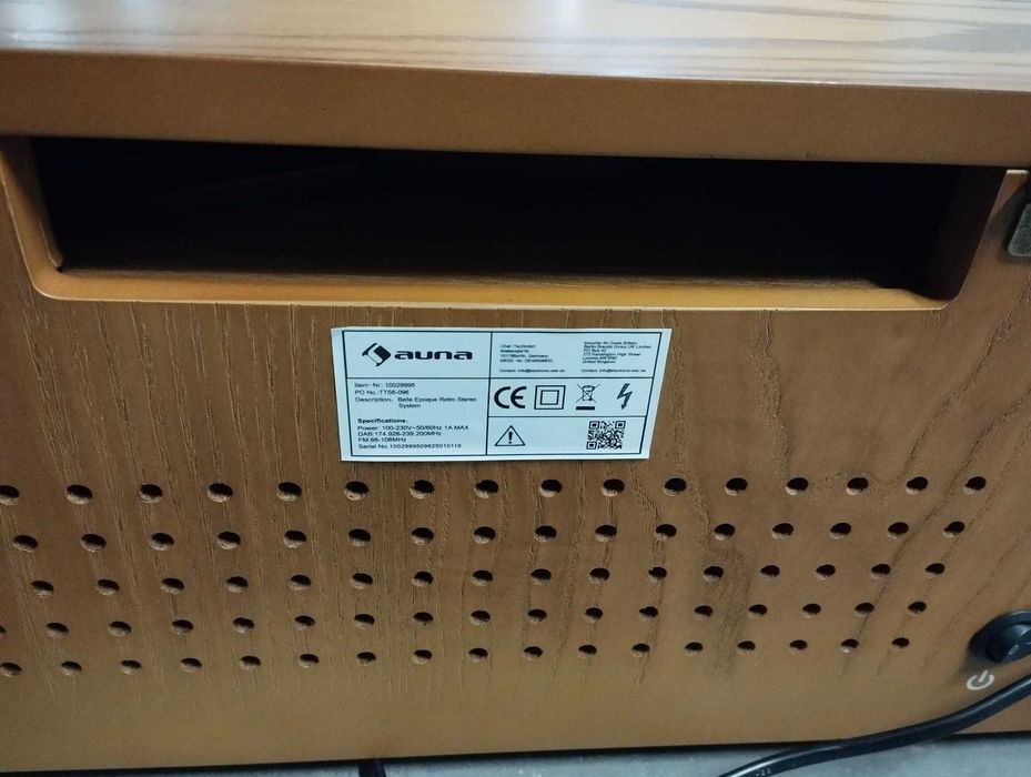 zestaw w stylu retro Belle Epoque 1908 DAB,gramofon