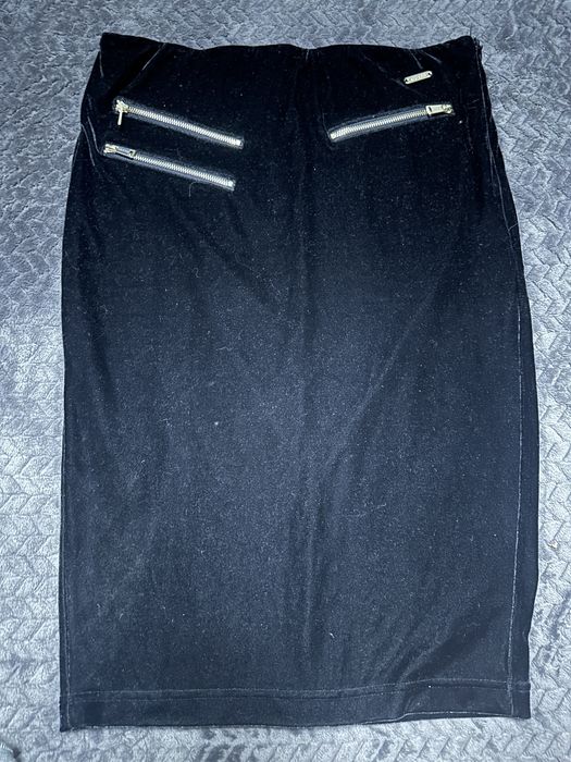 Сексі міді велюрова спідниця Guess розмір XS S 27 40