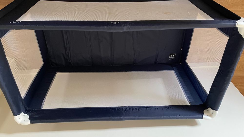 Cama De Viagem - Dark Blue Zy Baby