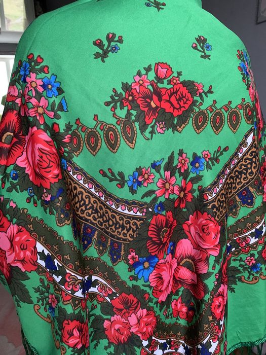 Платок украинский большой (шерсть+ вискоза)