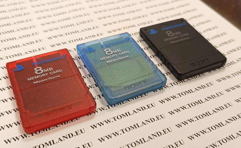 Oryginalna Karta pamięci 8MB Sony MagicGate Niebieska PlayStation 2