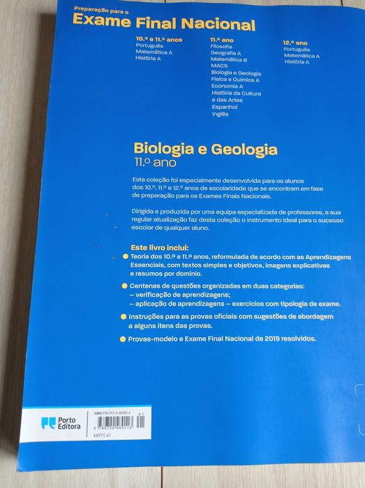 Manual preparação exame nacional Biologia e Geologia 11* ano
