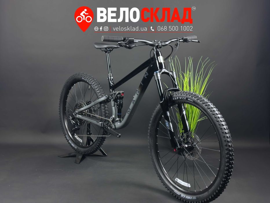 Велосипед двопідвіс 27,5 Marin RIFT ZONE 1  Розмір- S BLACK GREY B6