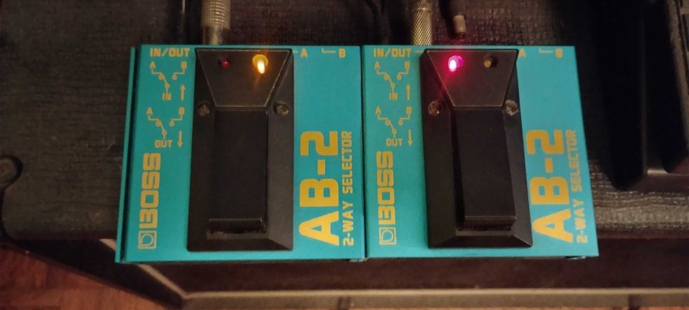Boss AB-2 pedal seletor 2 canais