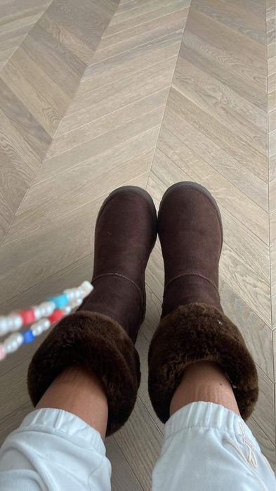 Buty ugg skora sniegowce