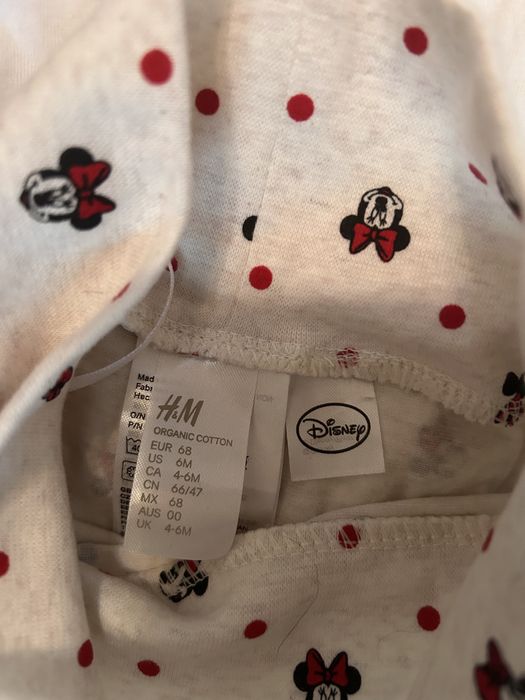 Komplet hm myszka miki r.68