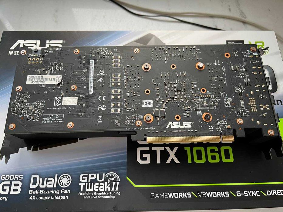 Asus GTX 1060 Turbo 6Gb