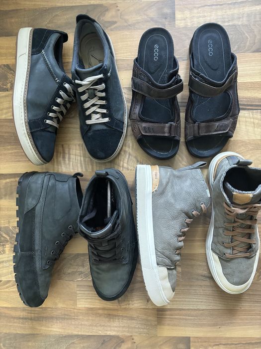 Geox 43 кросівки шкіряні ecco