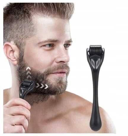 Roller wałek z igłami do brody zarostu masażer