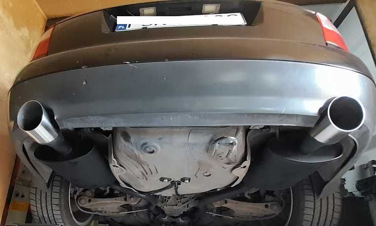 tłumik wydech AUDI A4 B6 B7 1.8 1.9 2.0 3.0 4.2 QUATTRO