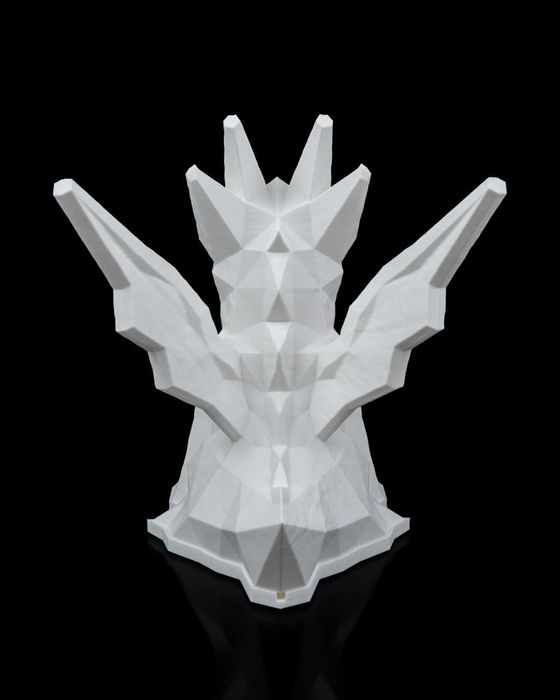 Candeeiro Dragão Low Poly LED | Decoração Fantasia | Cor à Escolha