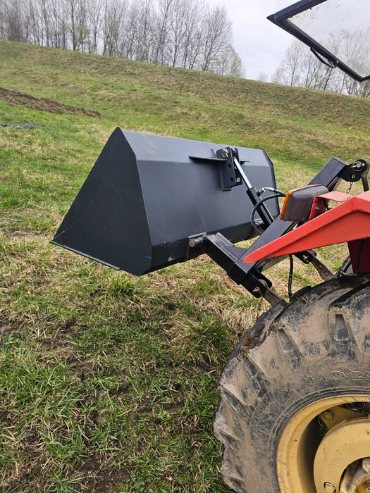 Łyżka z Kiprem HYDRAULICZNYM na tył ciągnika Łycha do ziemi szufla