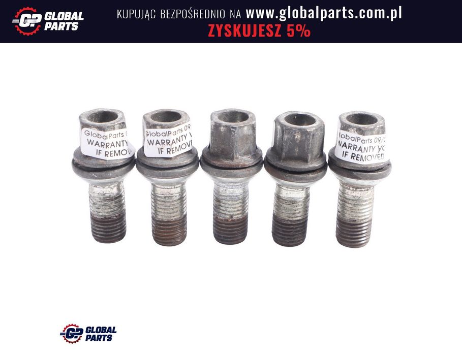 Audi A4 B8 B9 A5 8T 5F A6 C7 A7 4G A8 D4 Śruby Do Kół 5X Zestaw