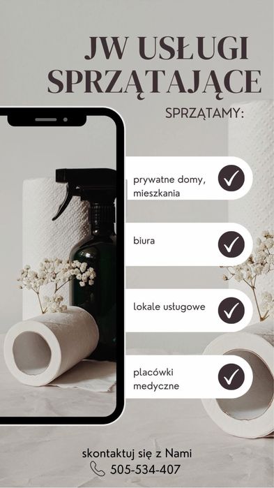 Sprzatanie domów/biur/ lokale uslugowe