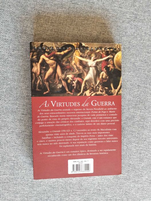 Livro "As virtudes da guerra" de Steven Pressfield