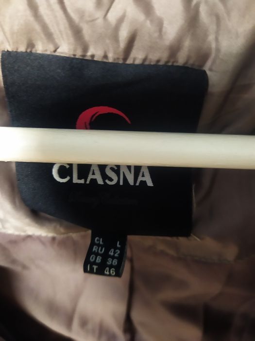 Clasna зимняя куртка, размер L идеал пух перо