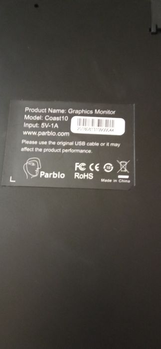 Sprzedam tablet graficzny parblo Coast 10