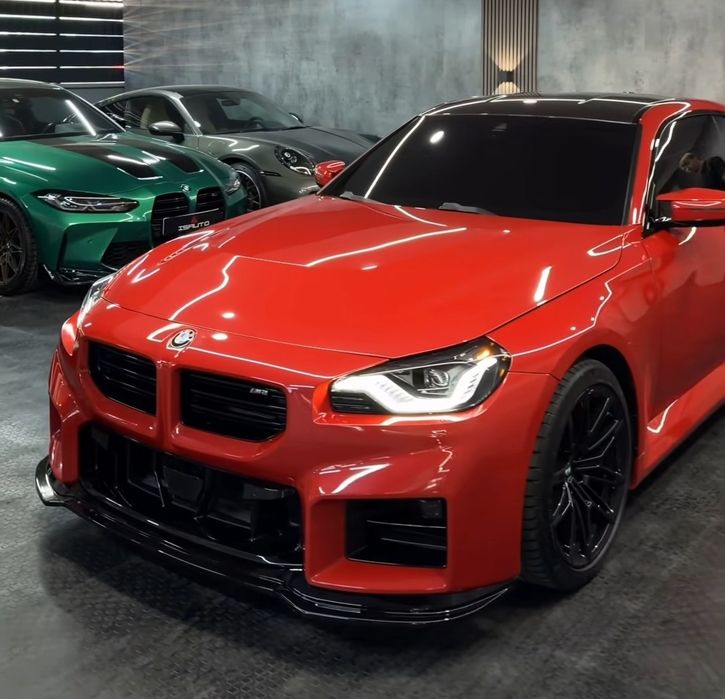 Сплітер губа бампера BMW G87 M2 накладка сплиттер диффузор спойлер