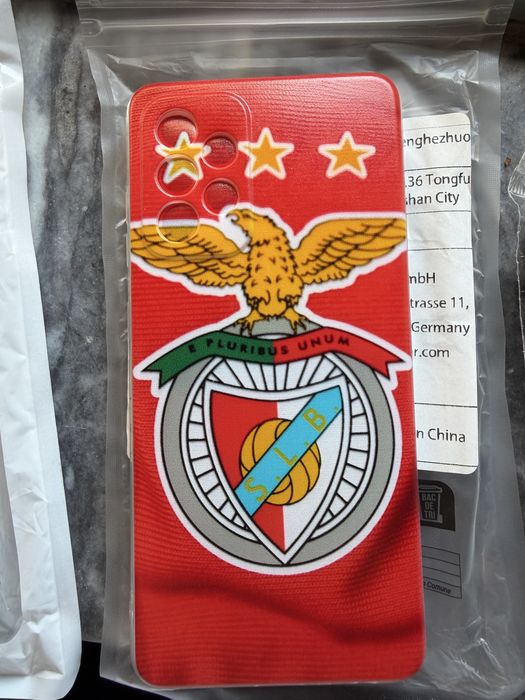 Conjunto capas telemovel Benfica Samsung Galaxy A52