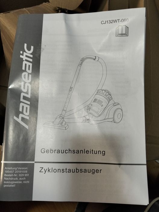 Odkurzacze 600W Hanseatic