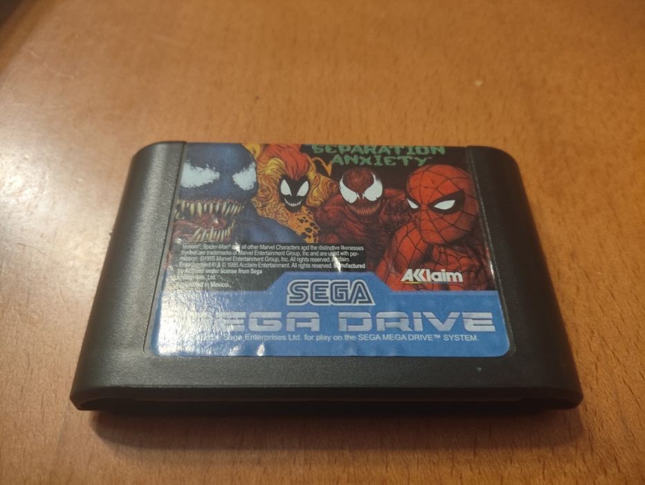 Separation Anxiety Venom Spider Man Sega Mega Drive Original Testado