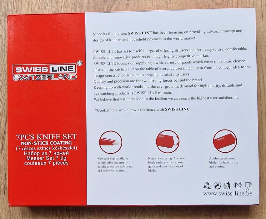 2 Conjuntos de Facas Swiss Touch e Swiss Line