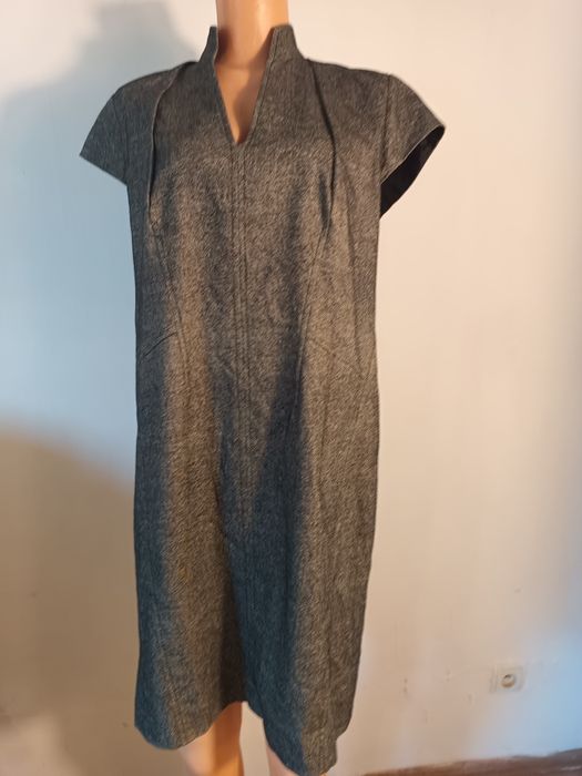 Luksusowa Sukienka RIANI | 55% Jedwab & 44% Wełna | Rozmiar 44 (XL/XXL)