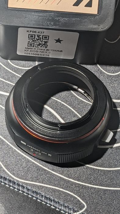 Акція‼️Адаптер K&F Concept Pro байонет EOS на E, сумісний з