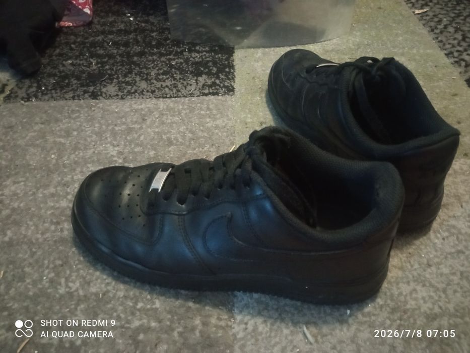 Nike Air Force One NIKE AIR FORCE 1 '07 Black 42,5